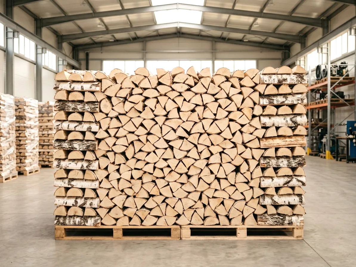 Декоративные дрова для интерьера — фото партии